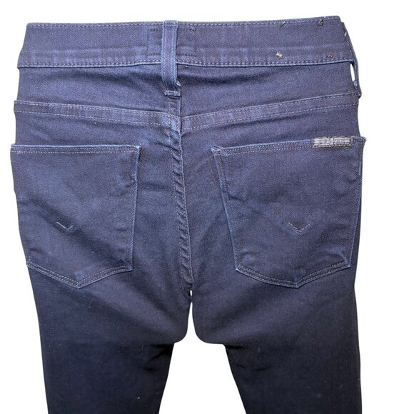 Hudson Jeans Nico Mid-Rise Super Skinny Jeans Dark Wash Size 23 - Picture 4 of 9